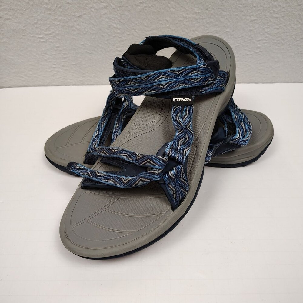 Teva Terra Fi Lite Hiking Sandals Womens 10.5 Blue